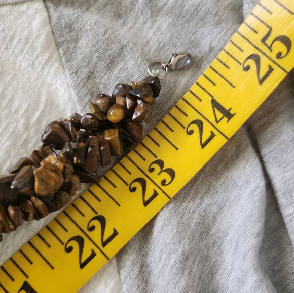 Tiger Eye Gemstone Necklace - Picture 8 of 8